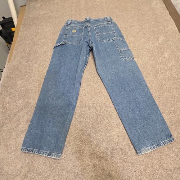 Lee Dungarees Denim - Vintage Y2K 90s Carpenter Workwear Utility Jeans Lee Dungarees sz 33x30